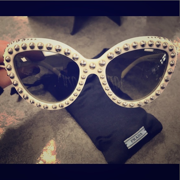 prada studded sunglasses